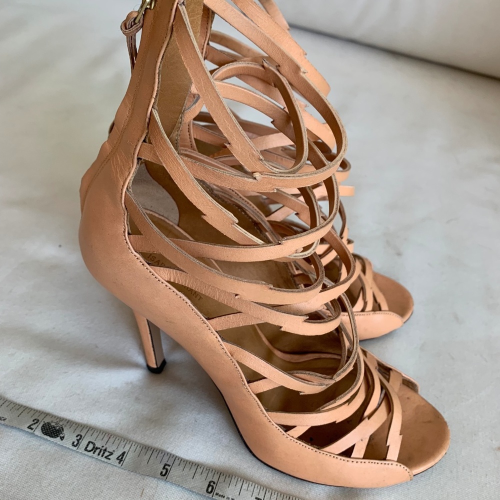 Isabel Marant Strappy peep toe sandal heel size 39